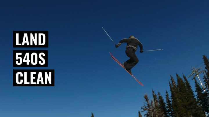 Dialing in Your First 540's On Skis